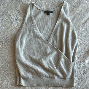 Banana Republic knit cross tank